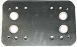 Placa de montaje de motor para porton automatico de corredera Apacom Roller400